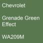 Preview: Chevrolet, Grenade Green Effect, WA209M.